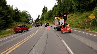 HWY 101 closed North of Raymond, Washington because of DUI injury collision 6/27/23.