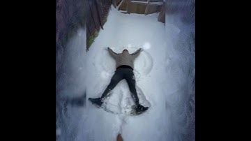 Thumbnail of Making Snow Angel😂😊