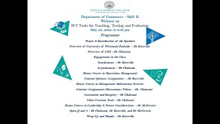 Webinar on 'ICT Tools for Teaching, Testing and Evaluation'