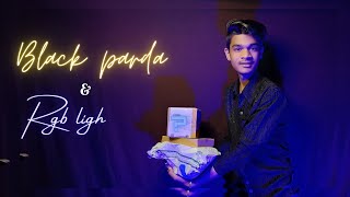 Black Parda Background & Rgb Light For New Studio 🎙️||Vlog by Sonu vlogs lalitpur