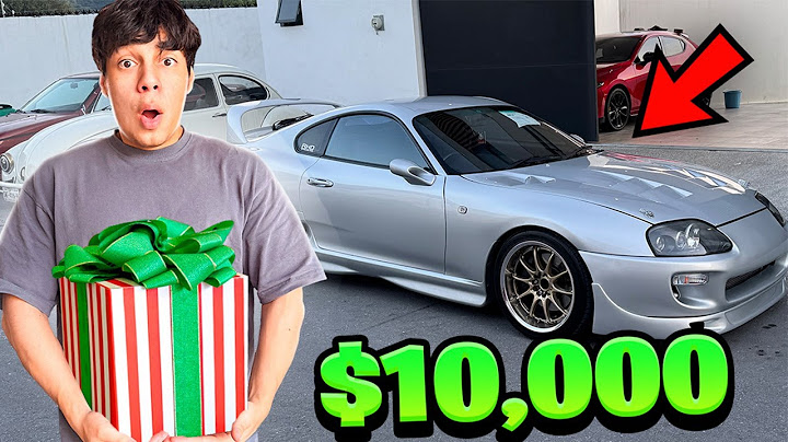 I USED MY SUPRA MK4 TO BUY CHRISTMAS PRESENTS - Yair17