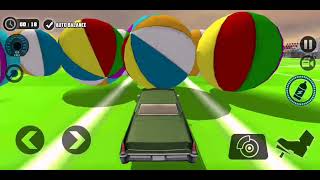 Impossible Car Tracks 3D - Red Sport Car Driving Stunts Multiplayer Mode - Android Gameplay #1 screenshot 5