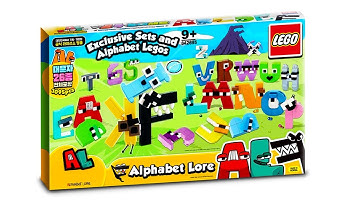 LEGO Alphabet Lore Sets | A-Z Official Lego Minifigures