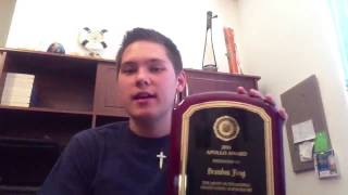 Brandon Lee Fong: 2012-13 Apollo Award Winner
