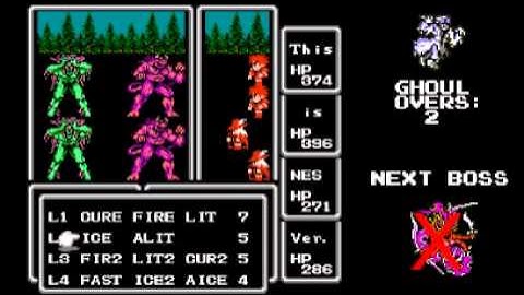 Final Fantasy (NES) Gurgu Volcano, Ice Cave, and Class Change