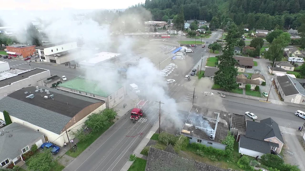 Fire in Burlington, Washington YouTube