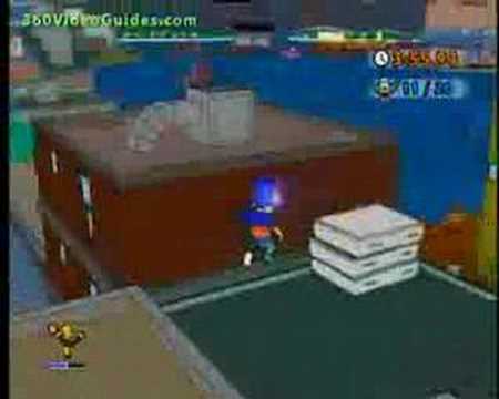 The Simpsons Game - Shadow of the Colossal Donut - Time Chal