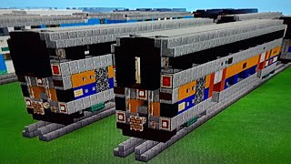 Minecraft Amtrak California Bi-Level Cab Car Tutorial