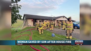Man Saves Mother From Galax Apartment Fire