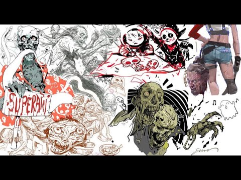 LightBox Discord Drawing Jams with Superani - Time lapse
