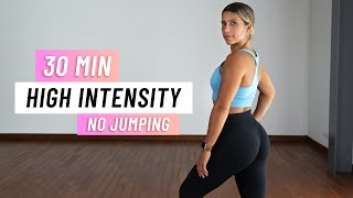 30 Min Full Body Hiit Workout (No Equipment, No Jumping)