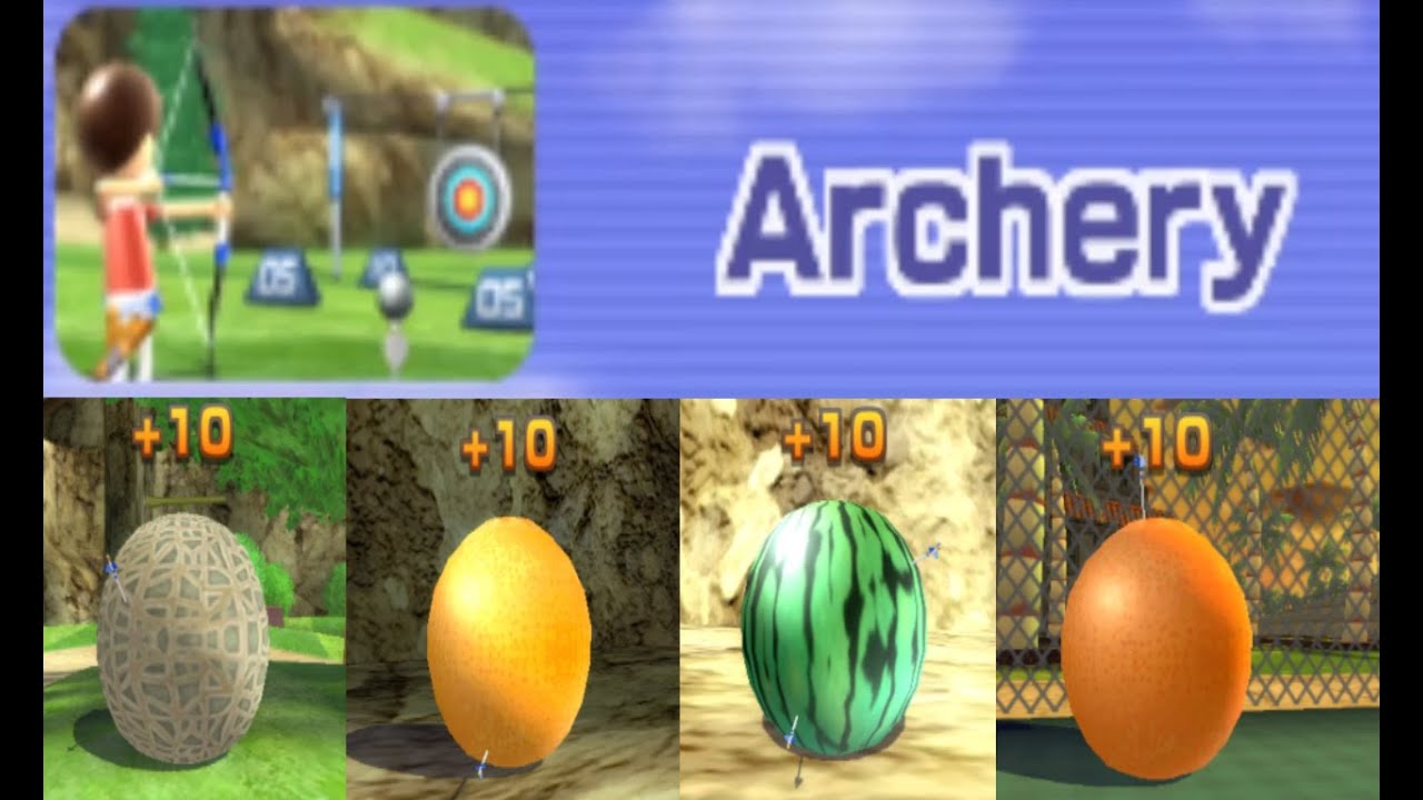 How to get all of the hidden fruits in Wii Sports Resort Archery