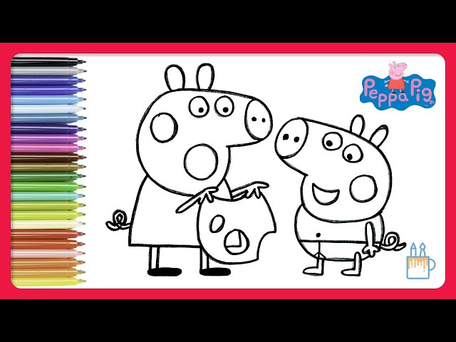 Meu Blocão de Colorir Peppa Pig