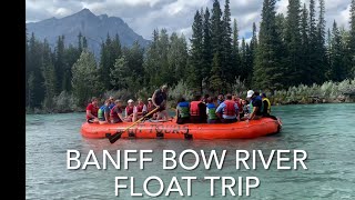 Banff National Park Bow River Float Trip # banff #rockies #trendingvideo #viralshorts #albertacanada