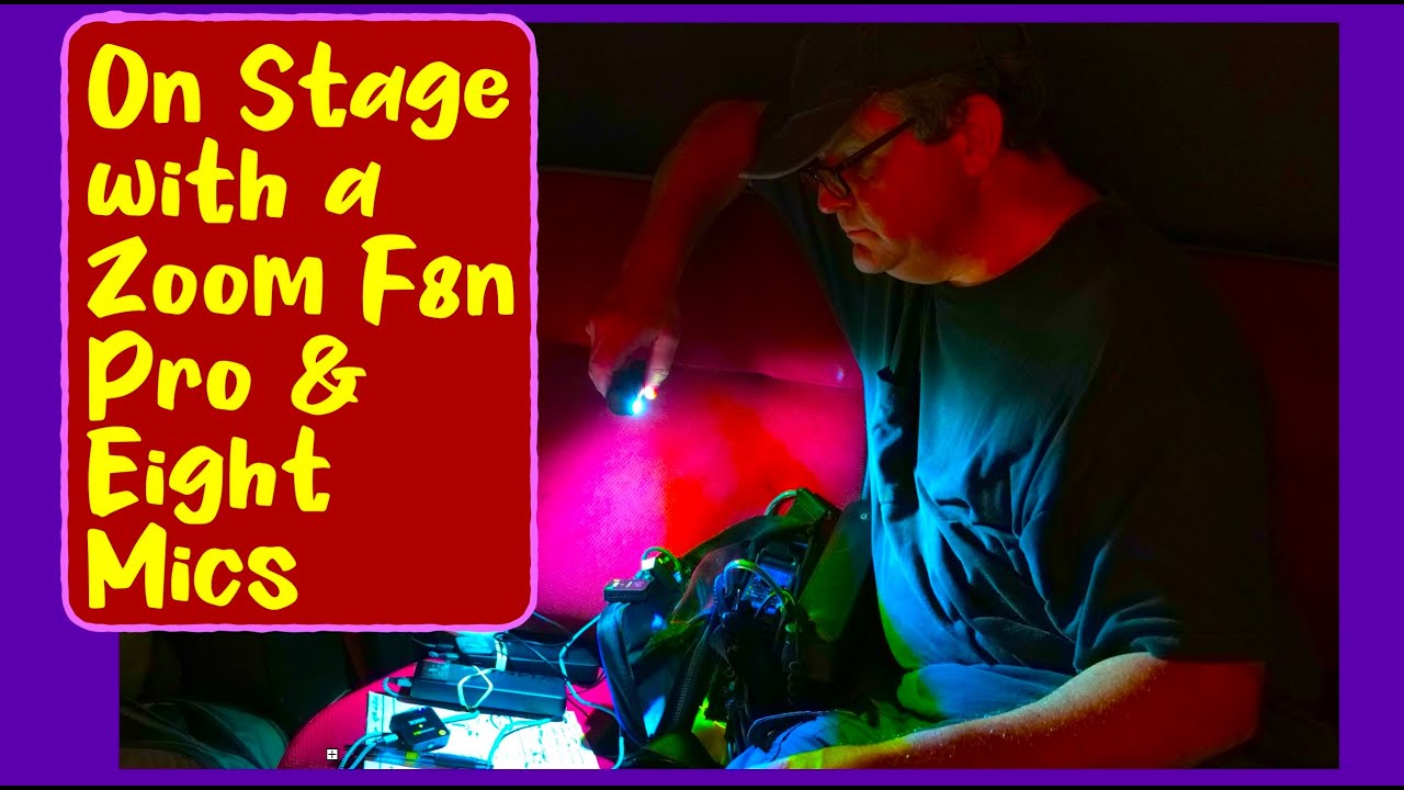 Recording Pro Audio on a Theatre Set with the Zoom F8n Pro - YouTube