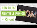 🥰 How to Use Printable Iron On Material with Cricut