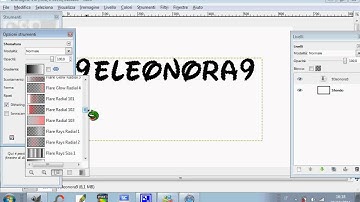 Scritta arcobaleno con Gimp-Tutorial