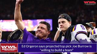 Famous Ed Orgeron thinks Burrow is 'willing to build a team' Wealth