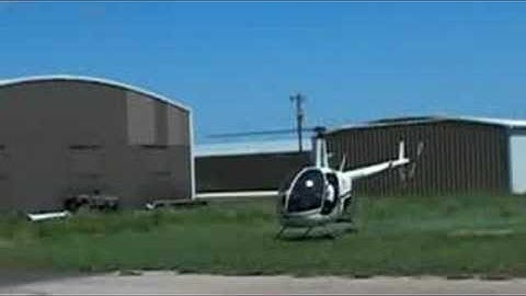 Intro Flight Takeoff in R22
