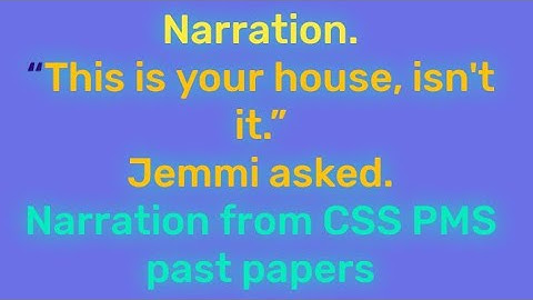 Direct and indirect from CSS PMS (fpsc) past papers