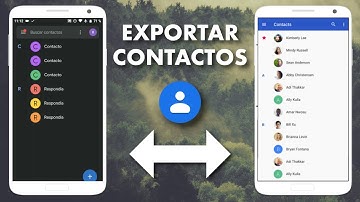 CÓMO PASAR CONTACTOS DE UN CELULAR A OTRO EN ANDROID | IMPORTAR Y EXPORTAR 🔄