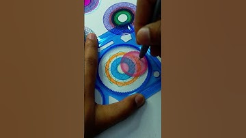 Perfectly Satisfying Spirograph Drawing #spirograph #shorts #art #relaxing #satisfying
