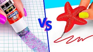 10 DIY Mermaid School Supplies vs Fairy School Supplies