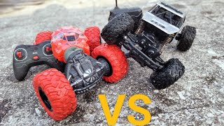 Rc metal rock crawler vs Rc moka car/4wd 4x4/rc car Tug of the war