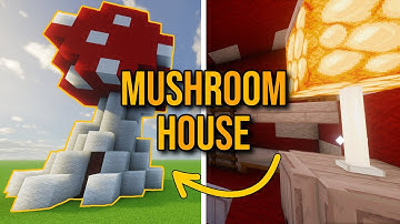 SIMPLE Mushroom House (Minecraft Tutorial)