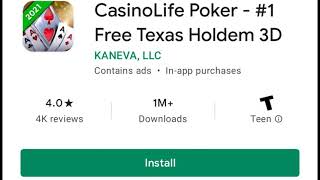 Casino Life Poker App Review screenshot 2