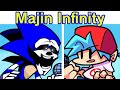 Friday Night Funkin' VS Majin Sonic Full Week (FNF Mod/Hard) (Infinite Creep Sonic/Sonic.exe)