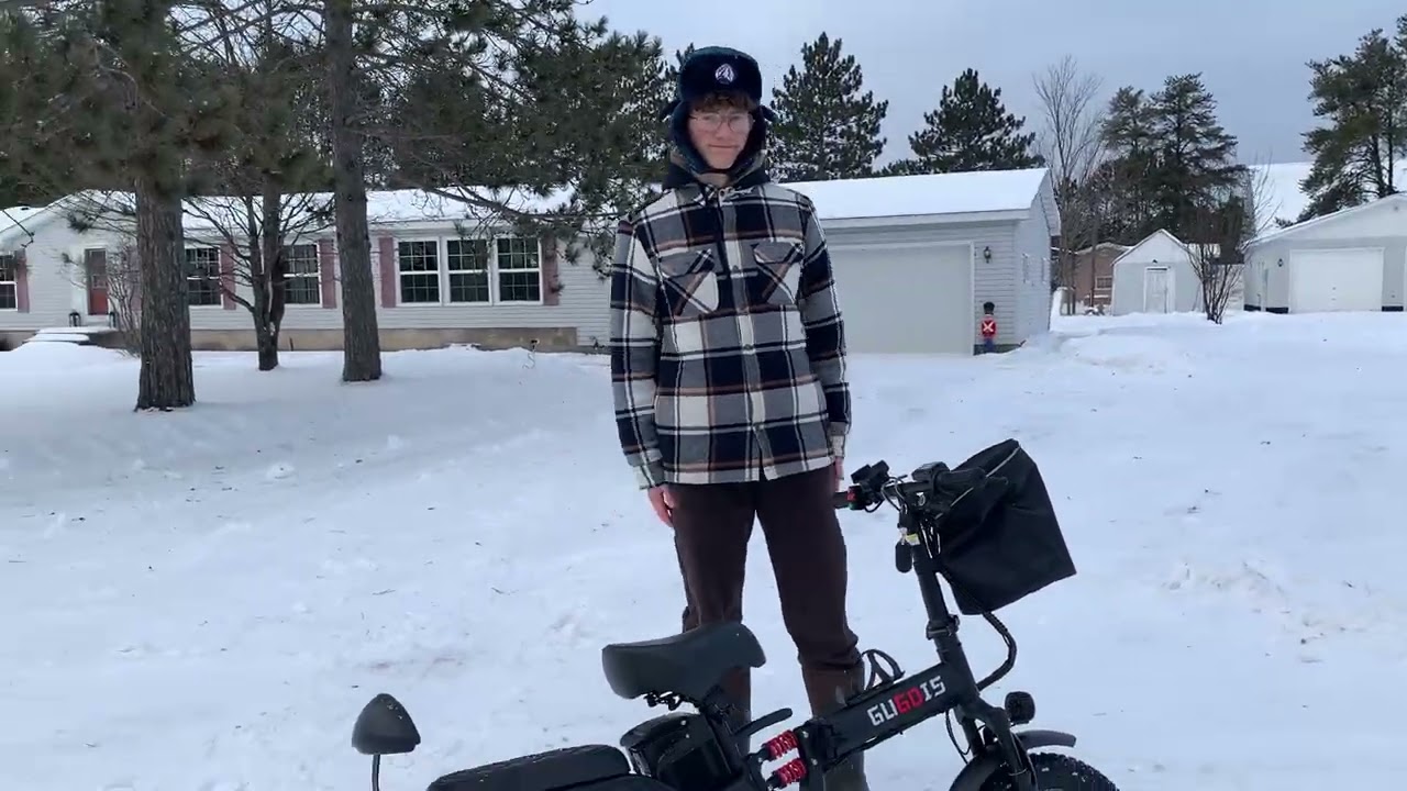 How This Fat Tire E-Bike Conquers Deep Snow? Meet the GUGOIS G16-plus ！！👇