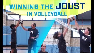 Winning the joust in volleyball