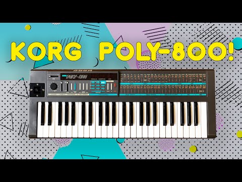 Korg Poly-800: History, Sounds & a Full Hardware Jam - YouTube
