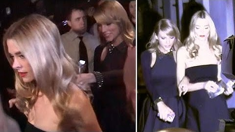 Taylor Swift And Jaime King Help Each Other Walk Post-Grammys Partying