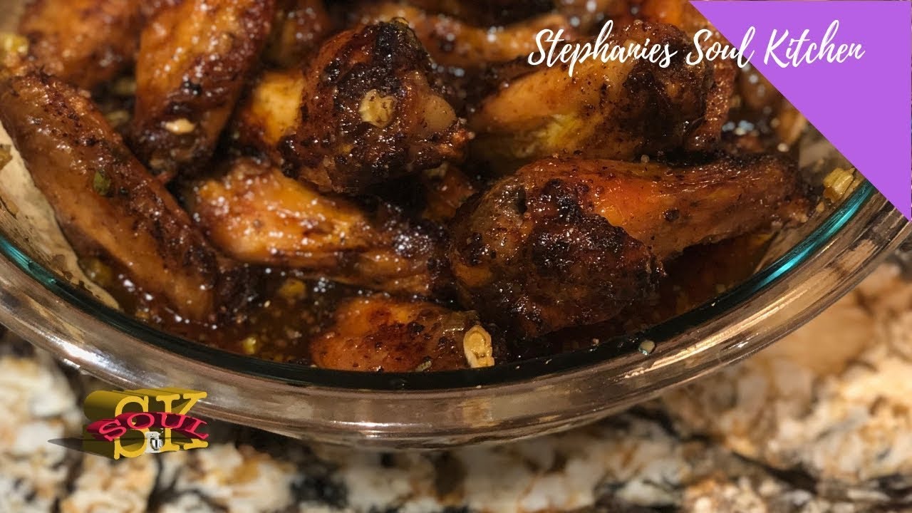 Honey Garlic Chicken Wings In The Power Air Fryer Oven Elite YouTube