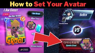 (Beginner's Guide) How to Change Your AVATAR in Marvel Snap