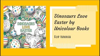 Dinosaurs Love Easter by Unicolor Books - Full flip
