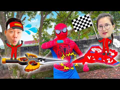 Changcady review máy bay điều khiển từ xa hình siêu nhân người nhện.