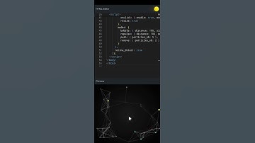 🌠 Dreamy Floating Particles Animation ✨ | Interactive Particle System #animation #particles #cool