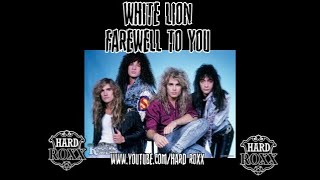 Video thumbnail of "White Lion - Farewell To you (Subtitulos)"