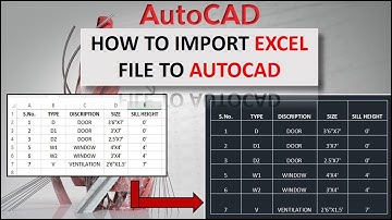 How to Import Excel File To AutoCAD || Hindi Tutorial