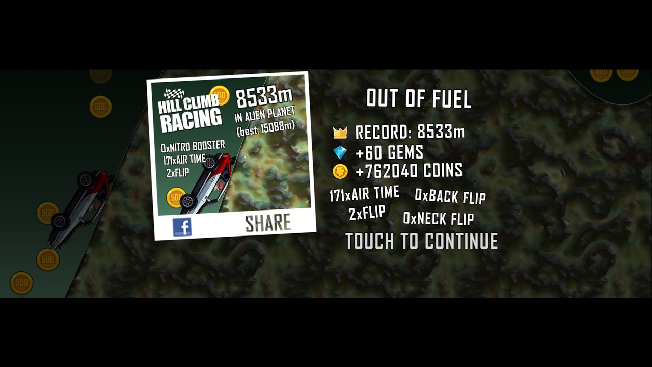 Alien Planet Racing Hill Climb Racing Fast Car + Alien Planet 8533 WR - YouTube
