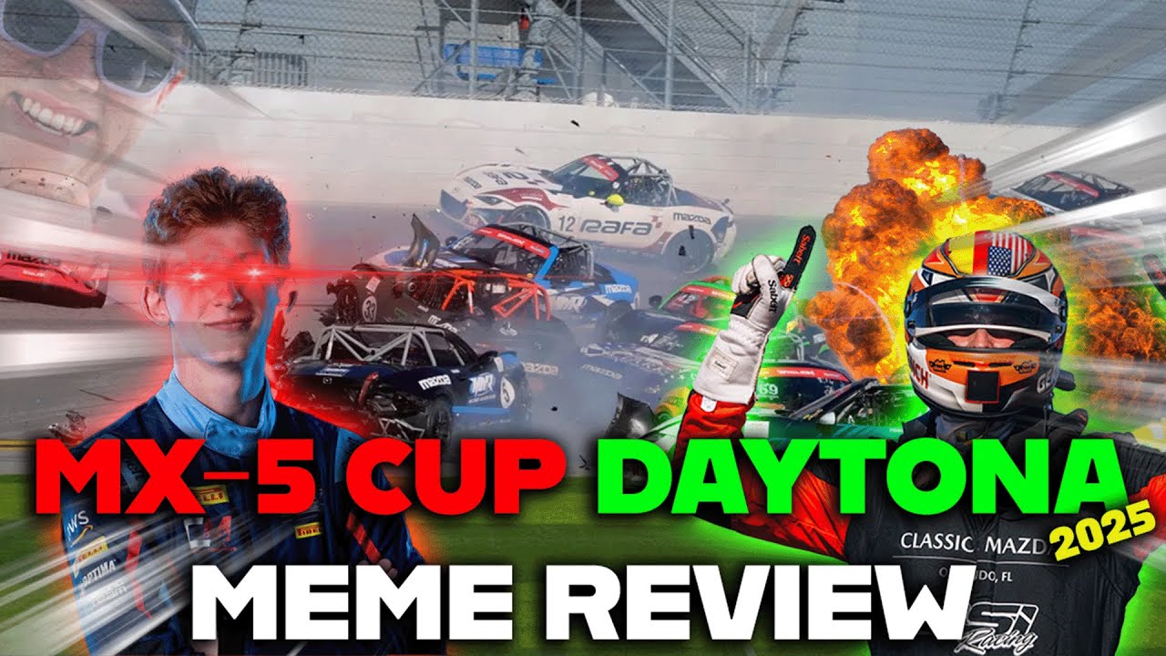 MX-5 Cup Daytona 2025 Meme Review