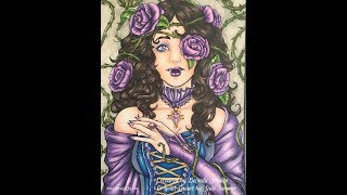 COPIC MARKER TUTORIAL | Vampires Jade summer