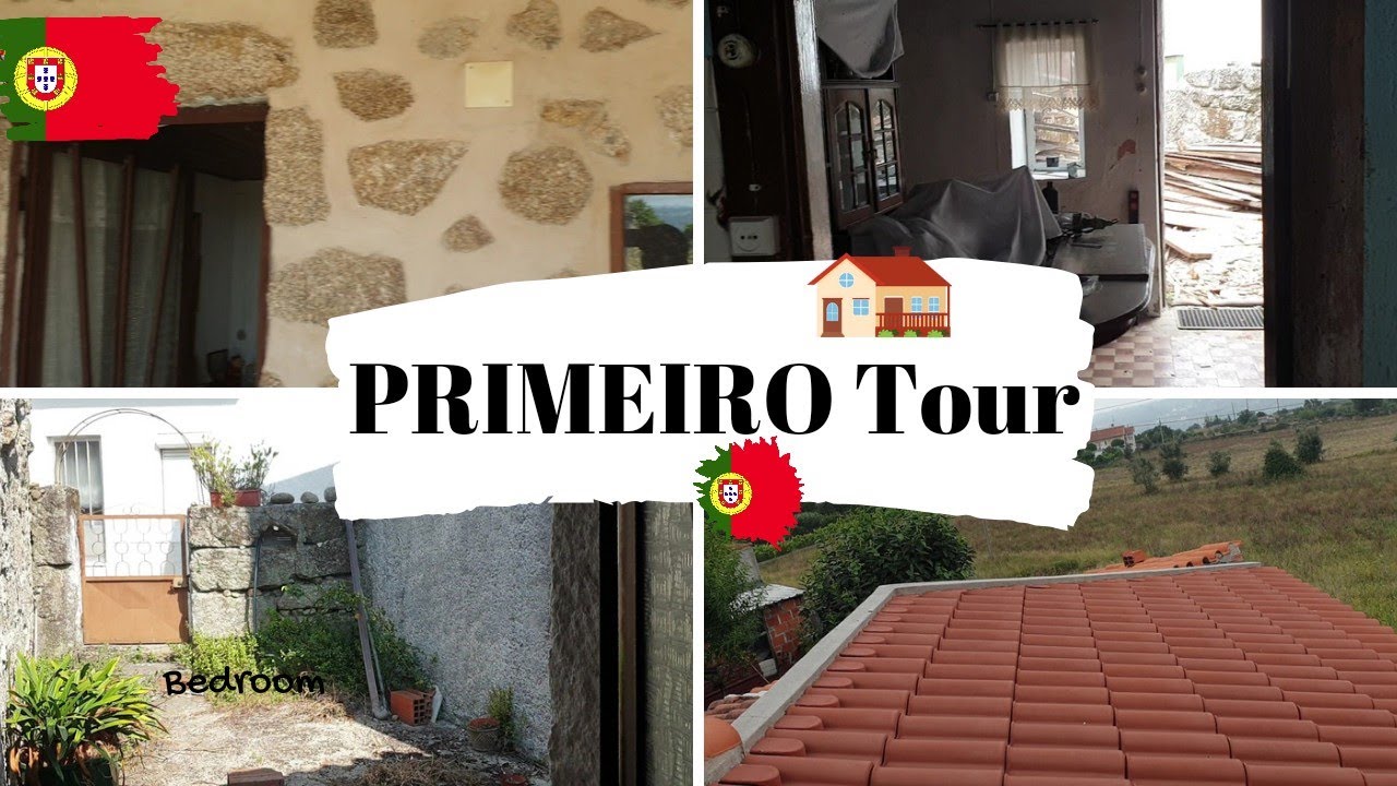 PRIMEIRO TOUR PELA CASA QUE COMPREI EM PORTUGAL+JÁ COMEÇAMOS AS OBRAS/Lu Felix 🌻
