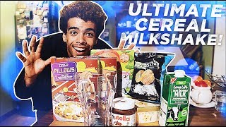 Can You Make A Tasty Milkshake Using Cereal And Crisps?.. (FT. MY MUM)