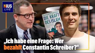 Schreiber wird Islam-Talker: „Wer bezahlt Constantin Schreiber?“ I NIUS Live