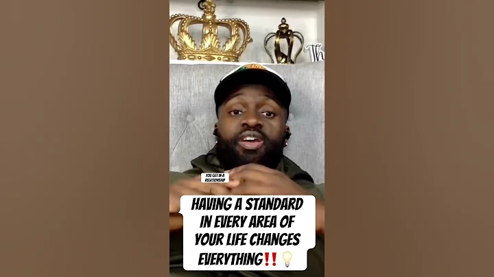 Having A Standard In Every Area Of Your Life Changes Everything#bedifferentfamily⚠️👑💡🚨 #bdf⚠️👑💡