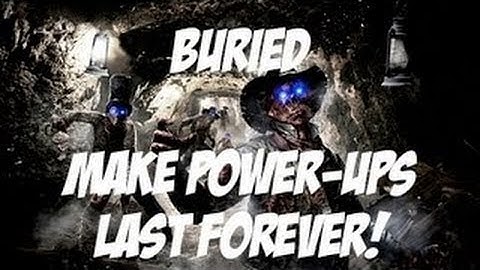 Black Ops 2 Zombies Buried Power Up Last FOREVER Glitch - BO2 Unlimited Power Up Time Trick TUTORIAL